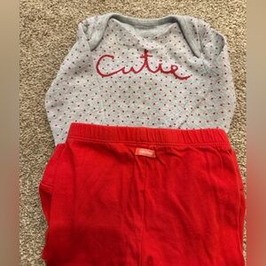Baby Gap matching Cutie set